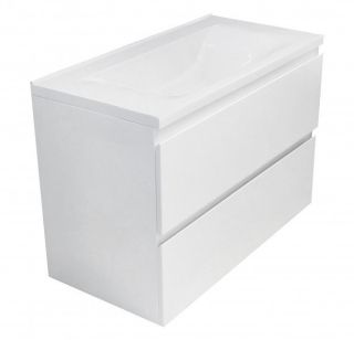 Подвесная тумба под раковину Эстет Bali ФР-00002063 90см два ящика белый