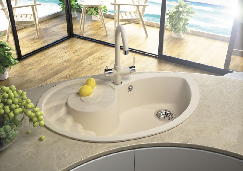 Кухонная мойка Florentina Наутилус шампань