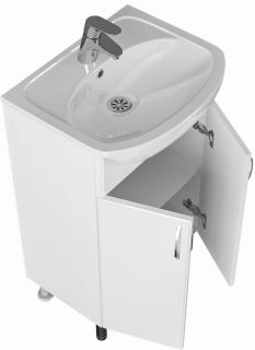 Тумба под раковину СанТа Сити 201068 50см белый