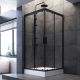 Душевой уголок Am.Pm Gem 90x90см чёрный матовый W90G-403-090BT