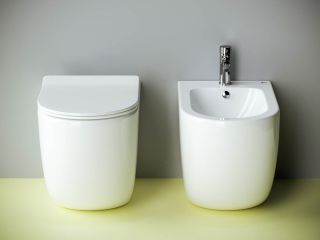 Приставной унитаз Ceramica Nova Metropol CN4004 безободковый белый