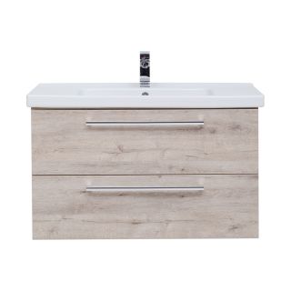 Тумба подвесная Dreja.Rus GIO 100 под умывальник Эйфория-100, дуб кантри