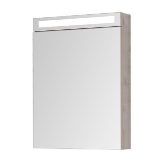 Зеркальный шкаф Dreja.Rus MAX 60 с LED-освещением, дуб кантри