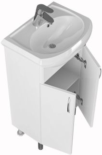 Тумба под раковину СанТа Уют 201084 40см белый