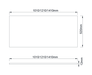Столешница Armadi Art Quatro 792-100-A 101 см антрацит