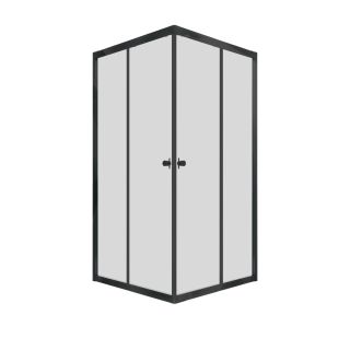 Душевой уголок Triton Вента Щ0000053381 90x90 см профиль чёрный стекло прозрачное