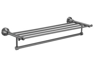 Полка для полотенец Rose RG1908T 67см пепельный