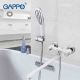 Смеситель для ванны Gappo G2249 белый/хром