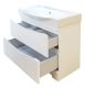 Напольная тумба под раковину Misty Элвис 85см белый