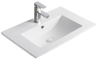 Раковина Gid NYJ803-50 71108 встраиваемая сверху белая 51x40x17