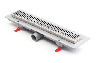 Водоотводящий желоб ALPEN - MCH 550mm Harmony глянец, боковой слив D40