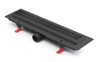 Душевой лоток Paini Harmony CH550HC 55см чёрный матовый