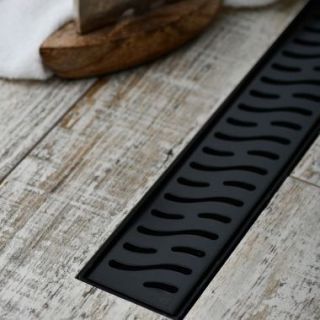 Душевой лоток Paini Harmony CH450HC 45см чёрный матовый