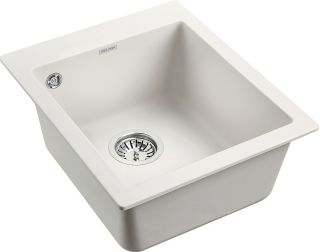 Мойка кухонная Paulmark Kante PM104249-WH белый
