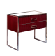 Тумба под раковину Armadi Art Monaco 100см бордо/хром 866-100-RCR