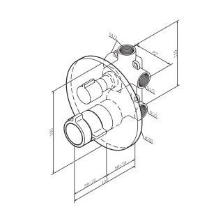 Смеситель Am.Pm  X-Joy F85A95600 для ванны и душа с термостатом