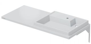 Раковина над стиральной машиной СанТа Юпитер 900132 правая 110см белый