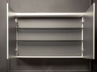 Зеркальный шкаф Armadi Art Vallessi 100см антрацит матовый 546-A matt