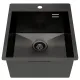 Мойка кухонная Reflexion Iseo 40-BL RX2240BL оружейная сталь