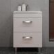 Тумба под раковину напольная Velvex Orlando tn.ORL.CLA.60.2Y белый матовый, 60 см
