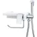 Гигиенический душ со смесителем и бумагодержателем Gappo G7296 хром