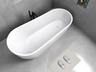 Акриловая ванна Cerutti SPA Viva CT9127 отдельностоящая 170x75см