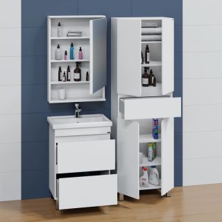 Тумба под раковину СанТа Марс 700291 60см белый