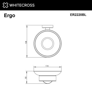 Мыльница подвесная WHITECROSS Ergo ER2220CR хром