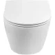 Унитаз подвесной ArtMax Sanremo AM026CHR/SC безободковый с сиденьем микролифт белый