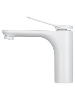 Смеситель для раковины Wonzon & Woghand WW-A40482-MW белый матовый