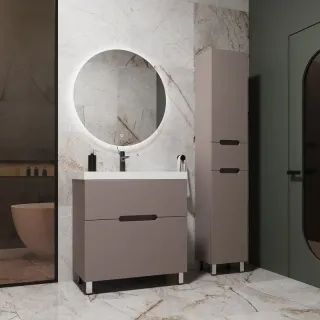 Пенал напольный Style Line Матис ЛС-00002391 36 см тауп тёмный