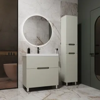 Напольная тумба под раковину Style Line Матис ЛС-00002432 60 см олива