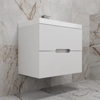 Подвесная тумба под раковину Style Line Матис ЛС-00002445 70 см белый матовый