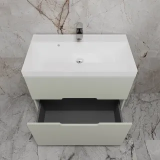 Напольная тумба под раковину Style Line Матис ЛС-00002438 80 см олива