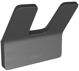 Крючок двойной Lemark Smooth Line 9716006 графит