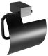 Держатель для туалетной бумаги Lemark Smooth Line 9722011 чёрный матовый