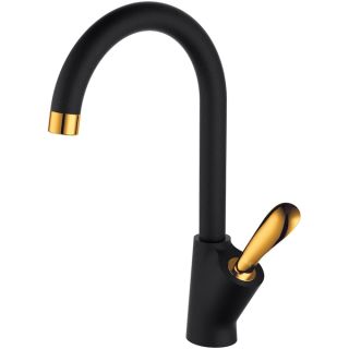 Смеситель для кухни DQ Venice Baciano чёрный/золото DA1032459