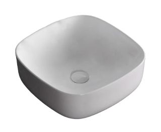 Раковина накладная Ceruttispa CR0010 43см белый