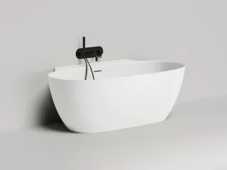 Ванна из искусственного камня Salini Alda Wall S-Stone 101925MRH 170x90см RAL снаружи