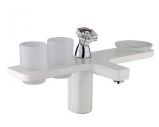 Смеситель для раковины Gappo G1096-8 белый