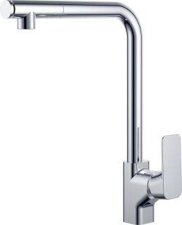 Смеситель для кухни DQ Berlin.Freie DA1432501 с выдвижной лейкой хром