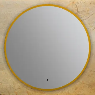 Зеркало с подсветкой ArtMax Sanremo AM-San-770-DS-F-Gold 77 см золото