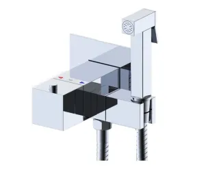 Гигиенический душ со смесителем Gappo G7207-40 с термостатом хром