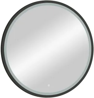 Зеркало с подсветкой ArtMax Livorno AM-Liv-800-DS-F-Nero 80 см чёрный