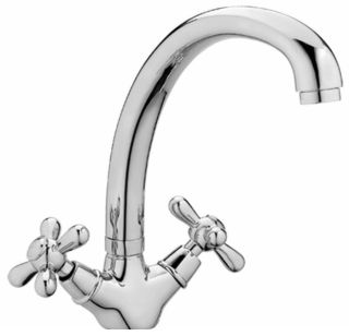 Смеситель для кухни Haiba HB4325 хром