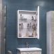 Зеркальный шкаф с подсветкой Vigo Geometry 301 60 см