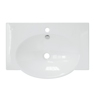 Раковина Sanita Luxe INFINITY WB.FN/Infinity/65-C.BR/WHT.G/S1 65.5 см