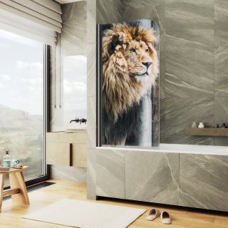 Шторка на ванну MaybahGlass ФП001 MGV-929-ФП001-6 70см фотопечать