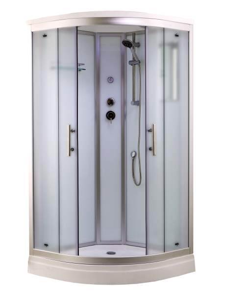 Душевая кабина Timo Standart T-6609SF Silver Fabric 90x90см