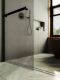 Душевая перегородка MaybahGlass MGD-728-6ш 79см чёрный